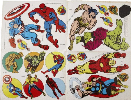 Adhesive Poster Marvel Comics